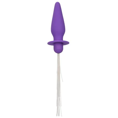 calexotics southern lights vibrating light up butt plug