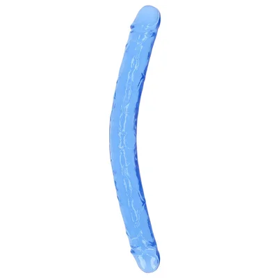realrock 18 inch crystal clear double ended dildo