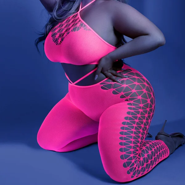 Fantasy Lingerie Glow Own The Night Bodystocking — image 2 of 3