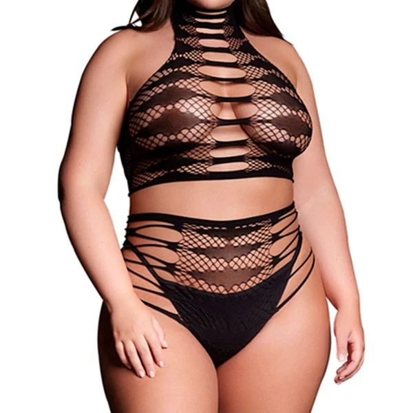 Le Desir Carpo Turtleneck Crop Top & Panty — image 2 of 3