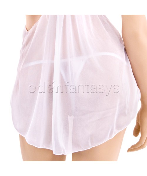 Sheer babydoll with thong