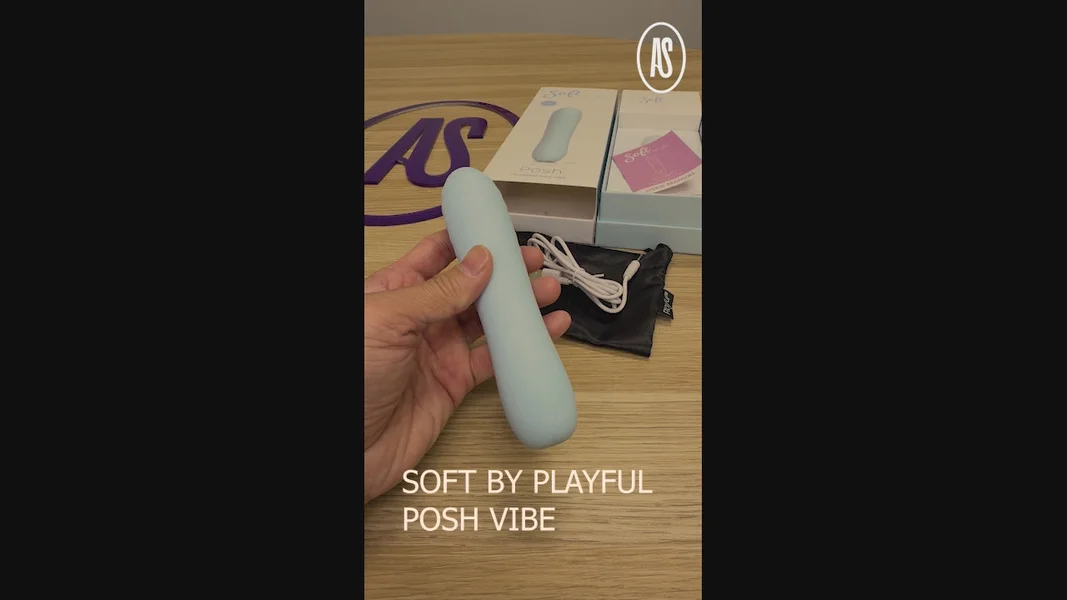 Soft by Playful Posh Ribbed Vibrator — image 4 of 4