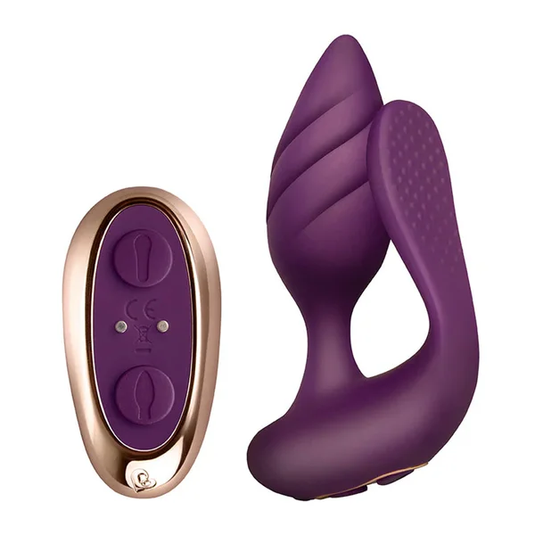 Rocks-Off Cocktail Couples Butt Plug & Vaginal Vibrator — image 3 of 4