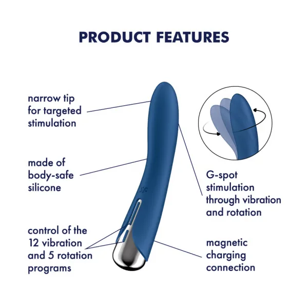 Satisfyer Spinning Vibe 1 Rotating G-Spot Vibrator — image 4 of 11