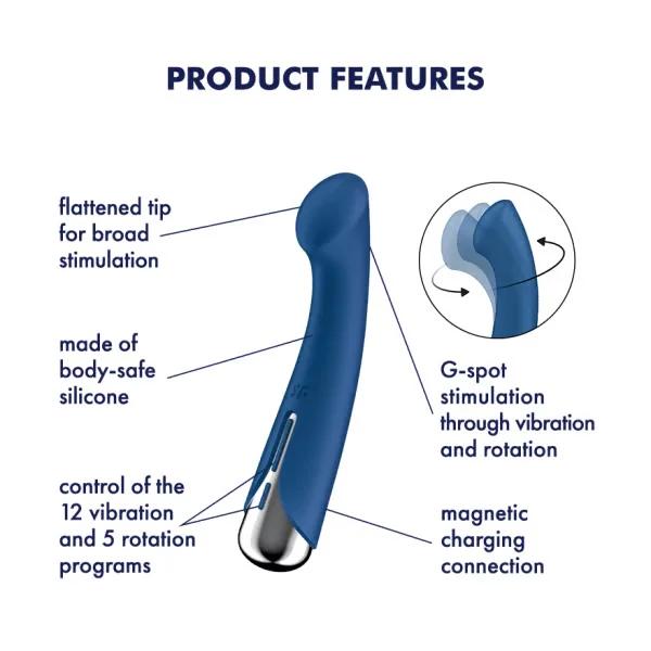 Satisfyer Spinning G-Spot 1 Rotating G-Spot Vibrator — image 4 of 11