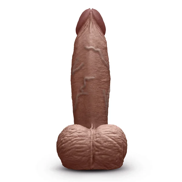 b-Vibe Slipskin Realistic Silicone 6" Girthy Dildo