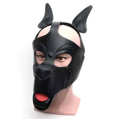 665 bondage playful pup hood