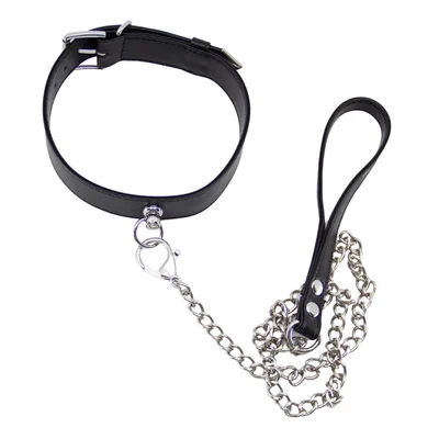 love in leather silver tipped collar lead