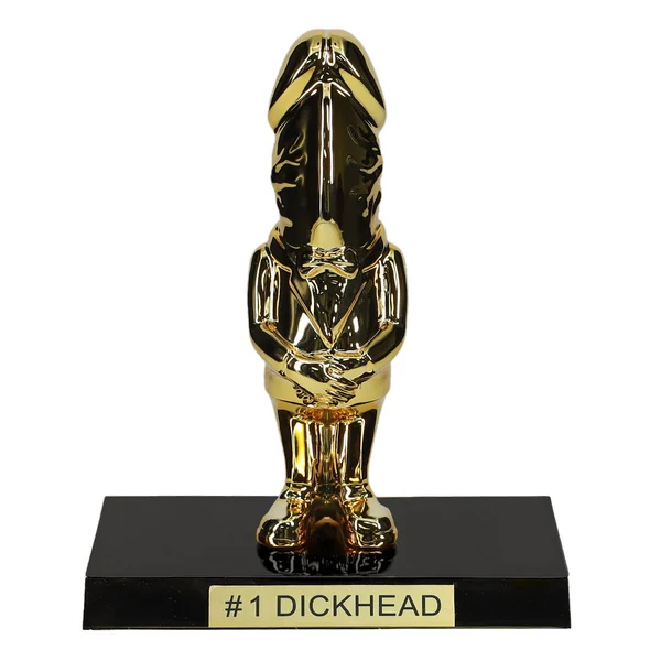 Shots The Dickheads #1 Dickhead Gold Trophy — image 2 of 2