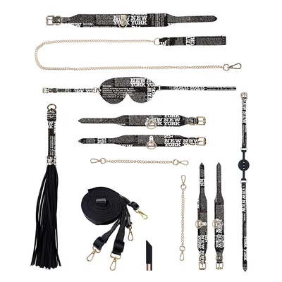 ouch new york collection bondage kit with bag