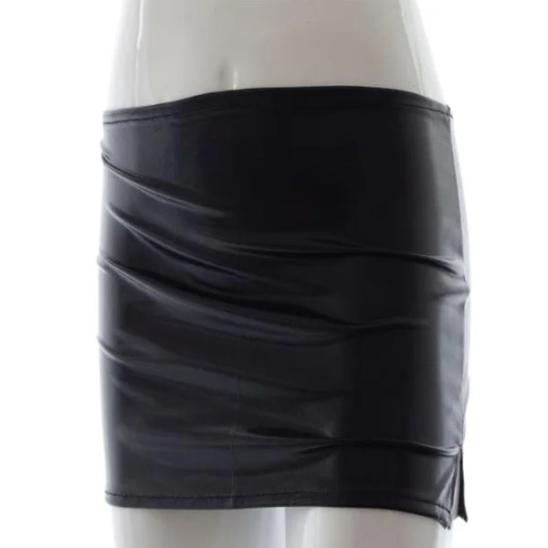 Poison Rose Wetlook Miniskirt - One Size — image 3 of 3