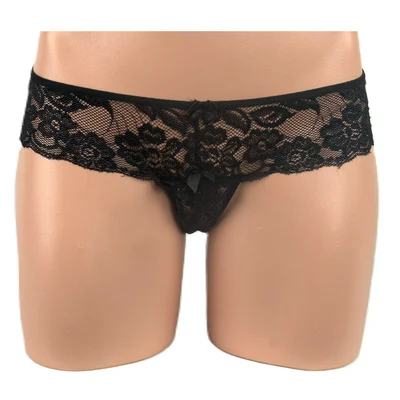 poison rose lace crutchless g string