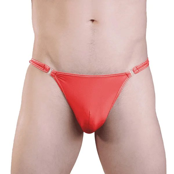 Love in Leather Quick Release Lycra Thong — image 7 of 10
