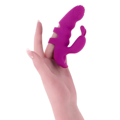 playboy pleasure lend a hand rabbit style finger vibrator
