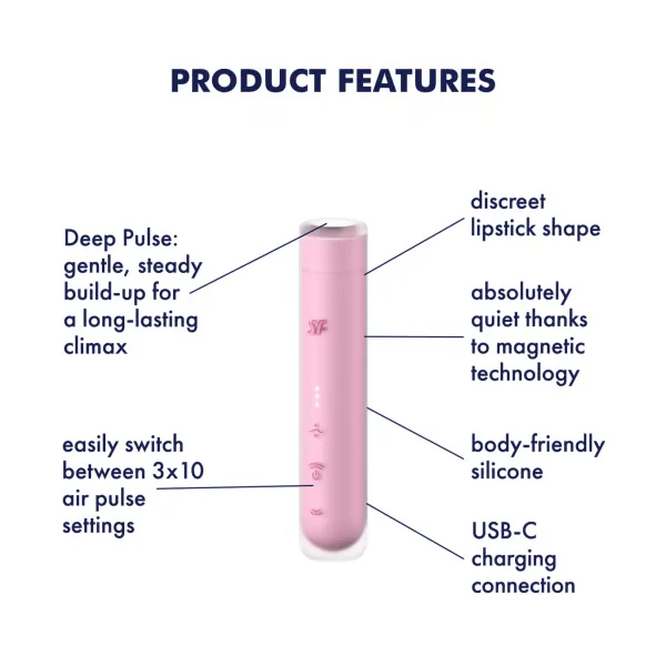 Satisfyer First Kiss Air Pulse Vibrator — image 3 of 5