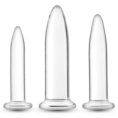 ns novelties crystal 3 piece dildo trainer kit