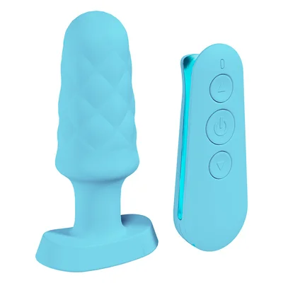 shots loveline velvet remote control vibrating butt plug