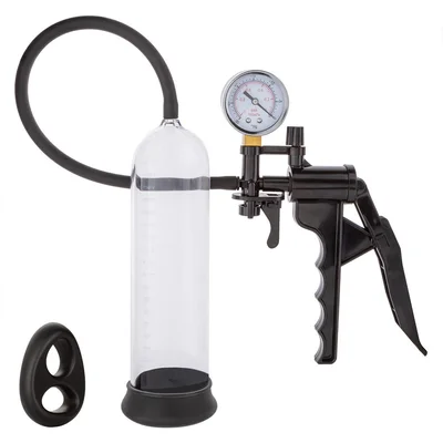 calexotics peak magnified gauged penis pump system