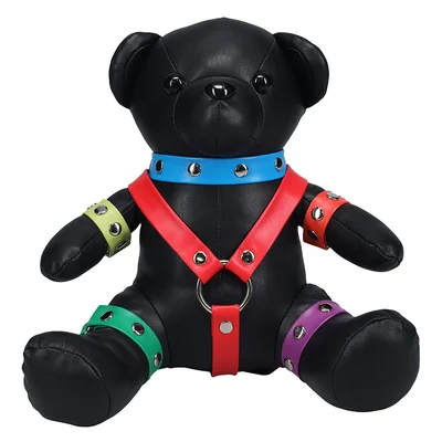 shots toys bear bondage rainbow harness
