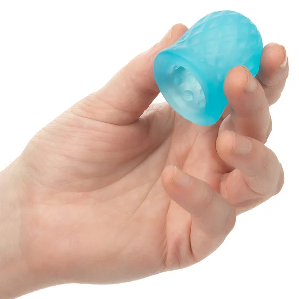 CalExotics Pop Sock! Tickler Masturbator - Blue — image 2 of 3