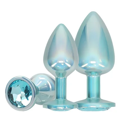 shots ouch paris collection metal butt plug set