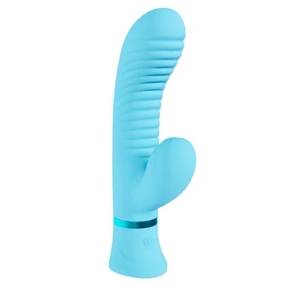 shots loveline mystique 10 function ribbed rabbit vibrator