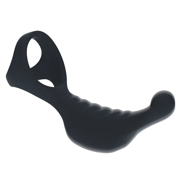 Shots LEVELZ Vibrating Prostate Stimulator with Tri O Cock Ring — image 2 of 3