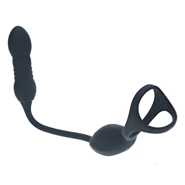 Shots LEVELZ Vibrating & Thrusting Tri O Cock Ring with Prostate Stimulator — image 3 of 3