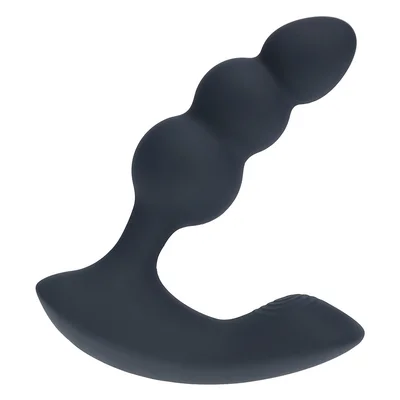 shots levelz dual motor remote control beaded prostate stimulator