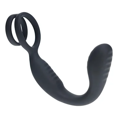 shots levelz vibrating prostate stimulator with cock ball ring