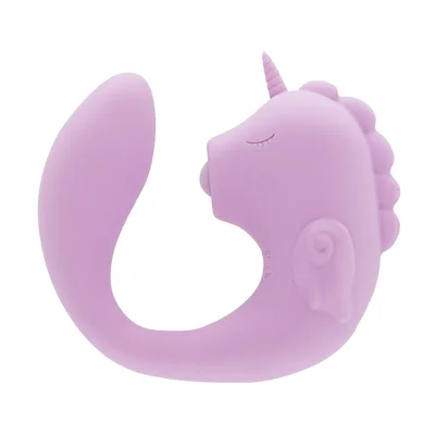 unihorn c horse marina lilac dual stimulation vibrator