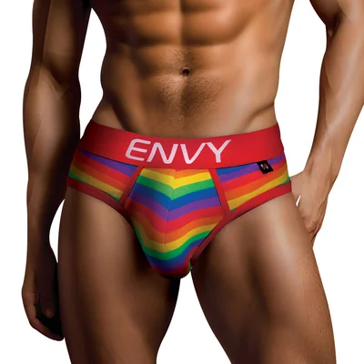 envy rainbow pride brief