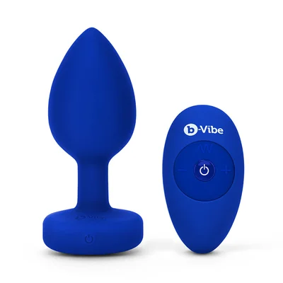 b vibe vibrating jewel butt plug lxl