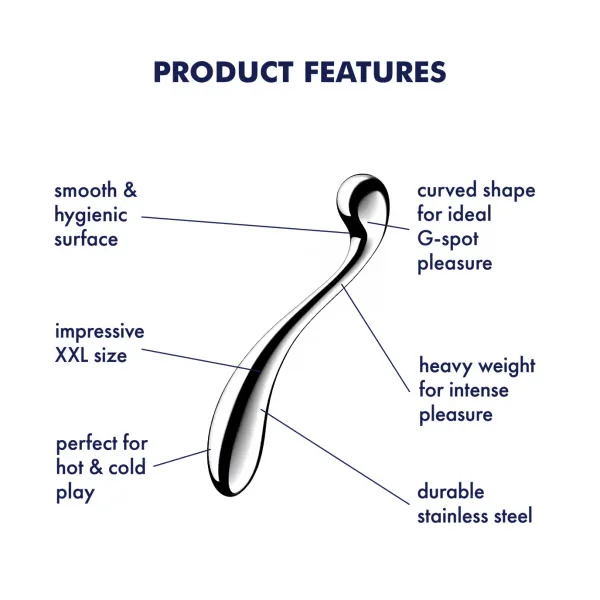 Satisfyer Star Force 4 Stainless Steel Dildo — image 4 of 6