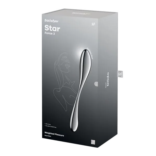 Satisfyer Star Force 3 Stainless Steel Dildo — image 6 of 6