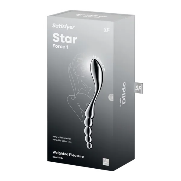 Satisfyer Star Force 1 Stainless Steel Dildo — image 6 of 6