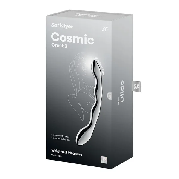 Satisfyer Cosmic Crest 2 Stainless Steel Dildo — image 14 of 14