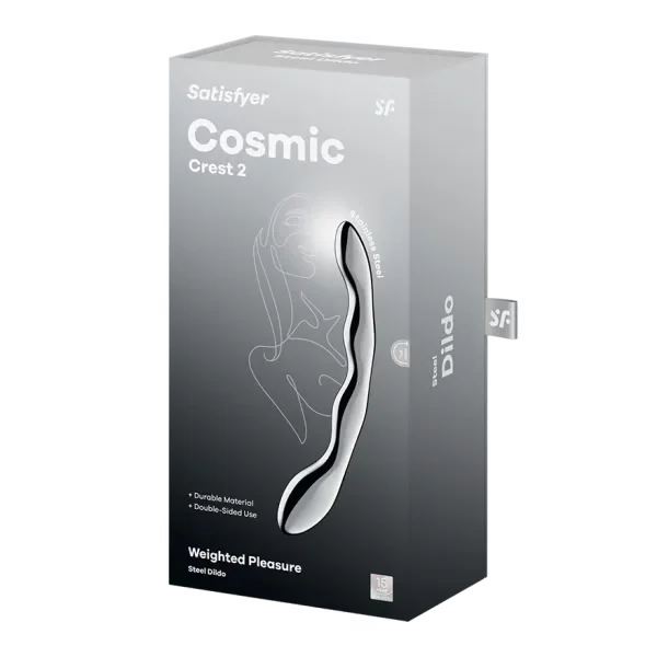 Satisfyer Cosmic Crest 2 Stainless Steel Dildo — image 6 of 6