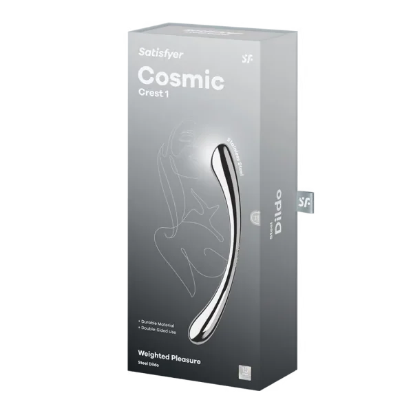 Satisfyer Cosmic Crest 1 Stainless Steel Dildo — image 6 of 6