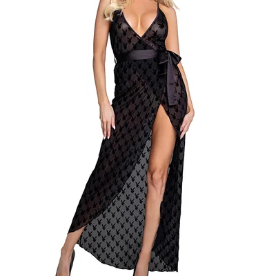 playboy bunny noir slip