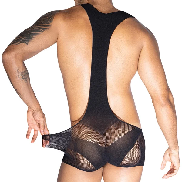 Love In Leather One Piece Body Stocking — image 2 of 2