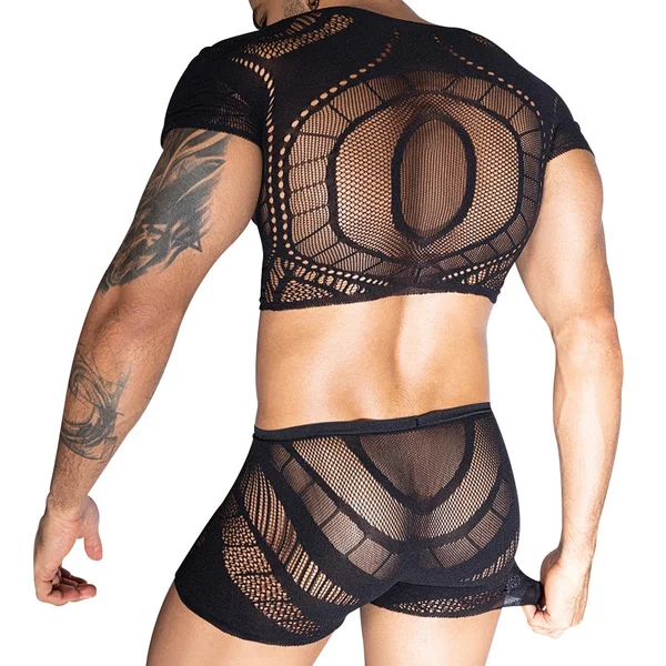 Love In Leather Eye Top & Short Set — image 2 of 2