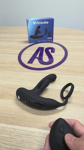 Amovibe Hero Rubbing & Vibrating Prostate Massager — image 3 of 3