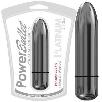 Power Bullet Platinum Silver Mini Vibe