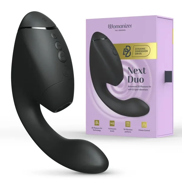Womanizer Next Duo Air Pulse Rabbit Vibrator — image 11 of 13