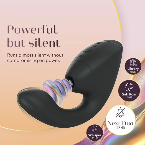 Womanizer Next Duo Air Pulse Rabbit Vibrator — image 8 of 13