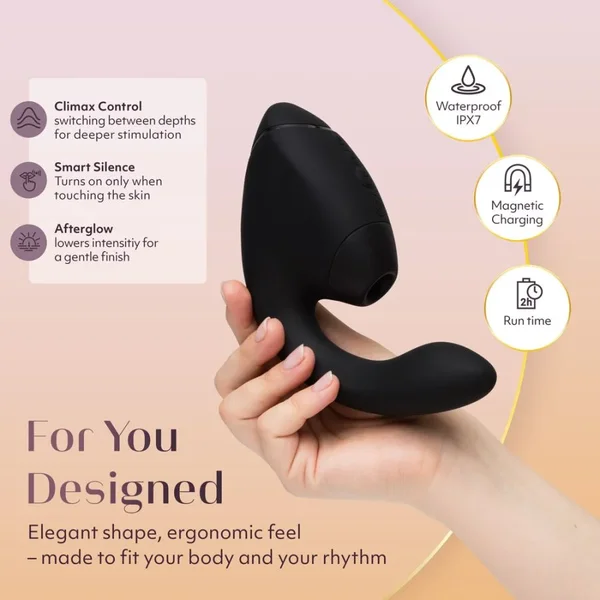 Womanizer Next Duo Air Pulse Rabbit Vibrator — image 9 of 13