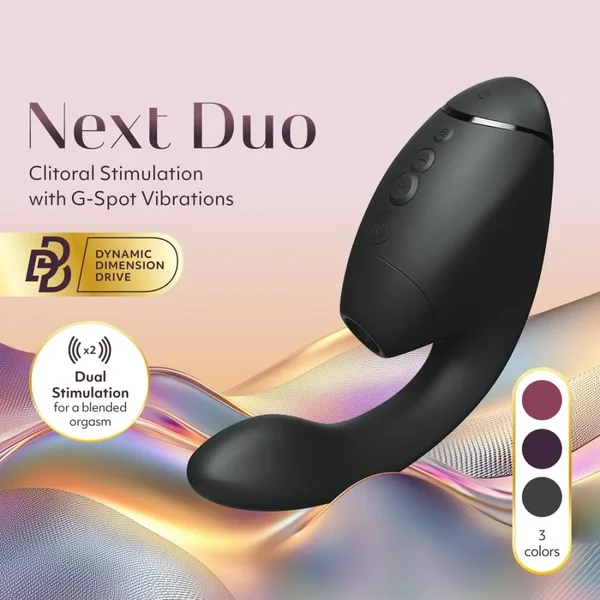 Womanizer Next Duo Air Pulse Rabbit Vibrator — image 5 of 13