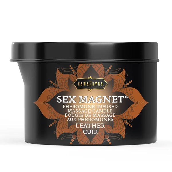 Kama Sutra Sex Magnet Pheromone Massage Candle - Leather — image 2 of 2