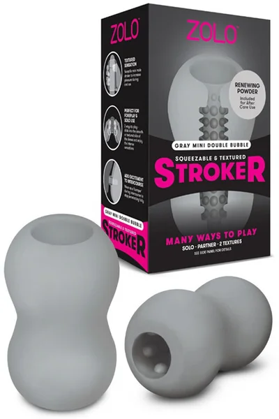 ZOLO Mini Double Bubble 3.1" Masturbator & Oral Enhancer — image 6 of 6